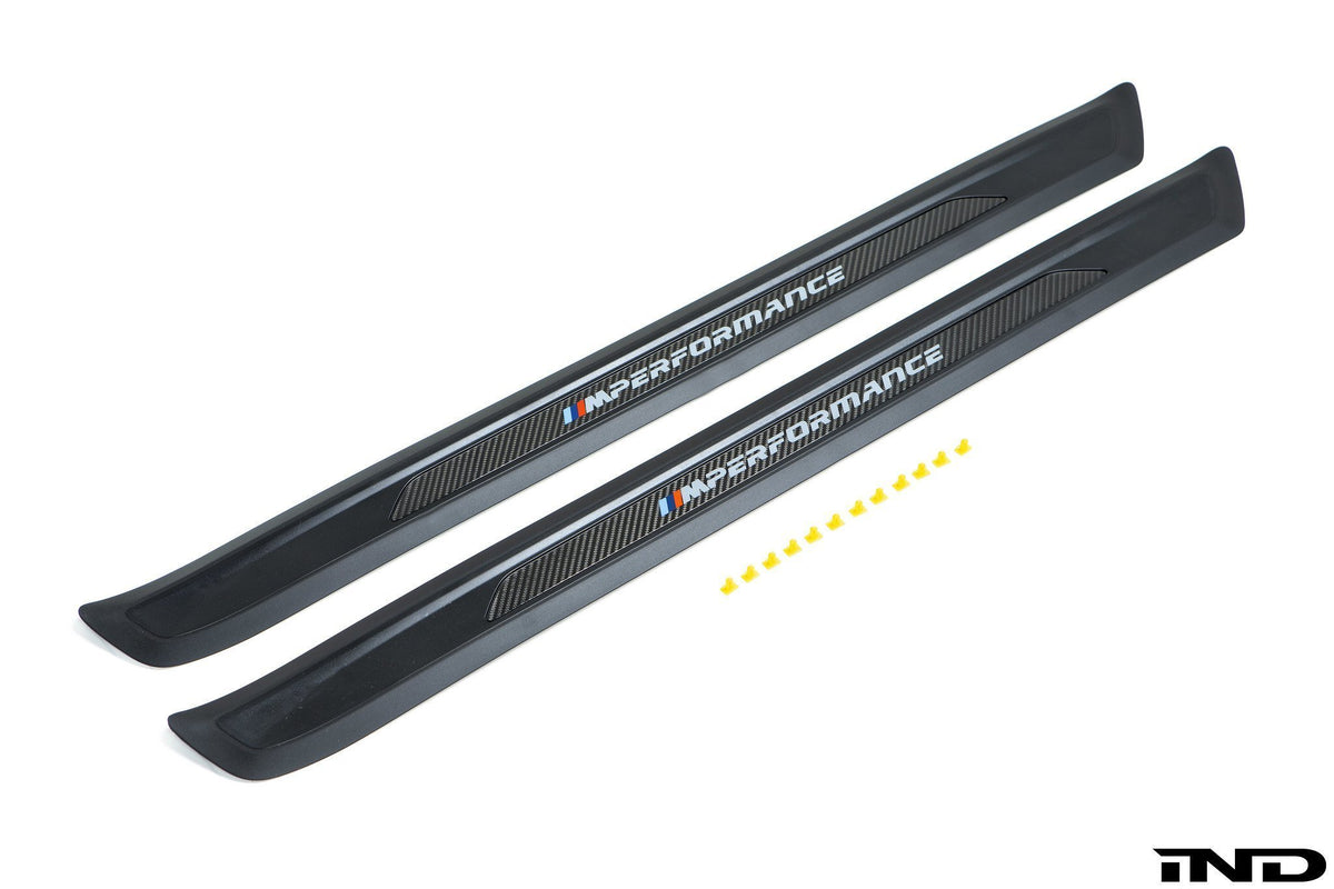 4 Plaques Protection Seuil De Porte Fibre Carbone Pour BMW X4 - Anti-Rayures