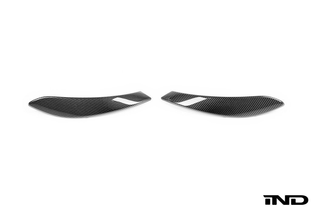 Poignées De Porte Intérieure En Fibre De Carbone Brillante Pour BMW Série 3 Et 4 (F30 F32 F36 Etc.) - Lot De 4 Pièces - Protection Et Style Sportif