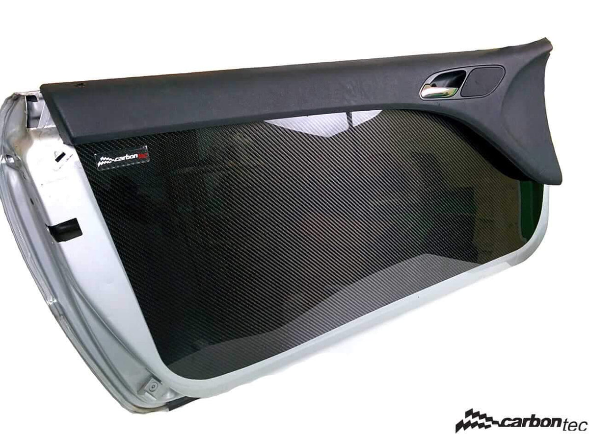 Garnitures décoratives de couverture centrale de voiture en Fiber de  carbone, 2 pièces, accessoires de moulage intérieur pour BMW série Old 3  E46