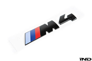 Logo de malle Noir BMW F82 M4 - Europe BM Shop