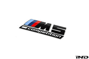 Logo de malle Brillant Noir BMW F90 M5 Competition - Europe BM Shop