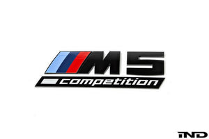 Logo de malle Brillant Noir BMW F90 M5 Competition - Europe BM Shop