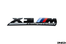Charger l&#39;image dans la galerie, Logo de malle Brillant Noir BMW F97 X3M Competition - Europe BM Shop
