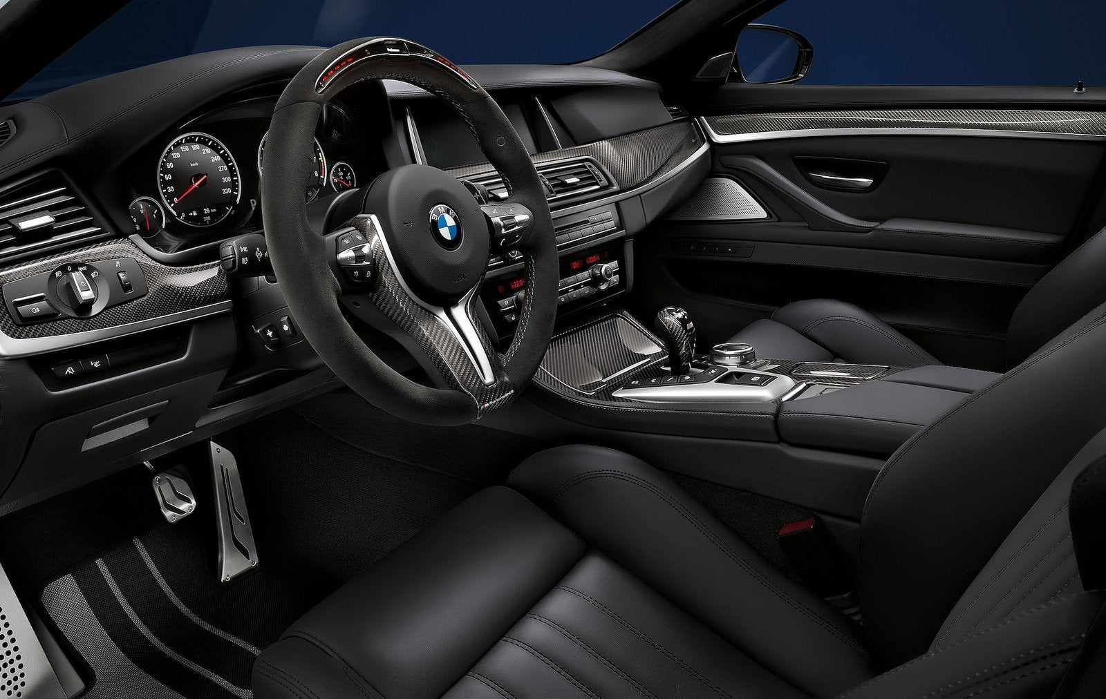 BMW F12 CABRIO - STYLING INTÉRIEUR - - BMW M2 M3 M4 M5 M5 X5M X6M CARBONE  POMMEAU DE LEVIER DE VITESSE COUVERTURE
