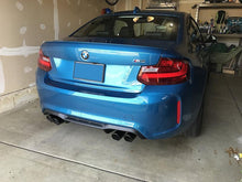 Load image into Gallery viewer, Embouts d&#39;échappement incurvé Noir BMW M Performance F87 M2 - Europe BM Shop