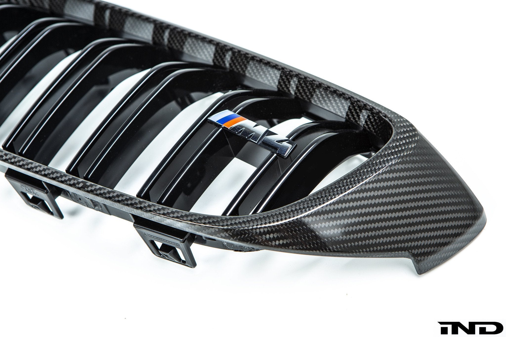 Max auto Carbon - Grille de calandre performance - En carbone véritable -  Grands coins - Pour pare-choc avant BMW M3 F80 M4 F82 F83.